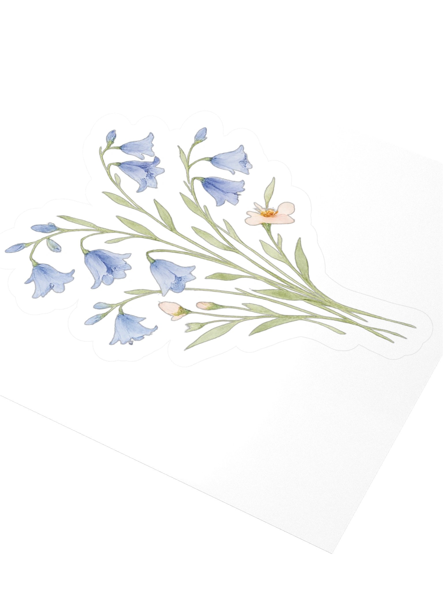 Bluebell Mist Sticker — The Meadowlight Wildflower Collection product image (7)