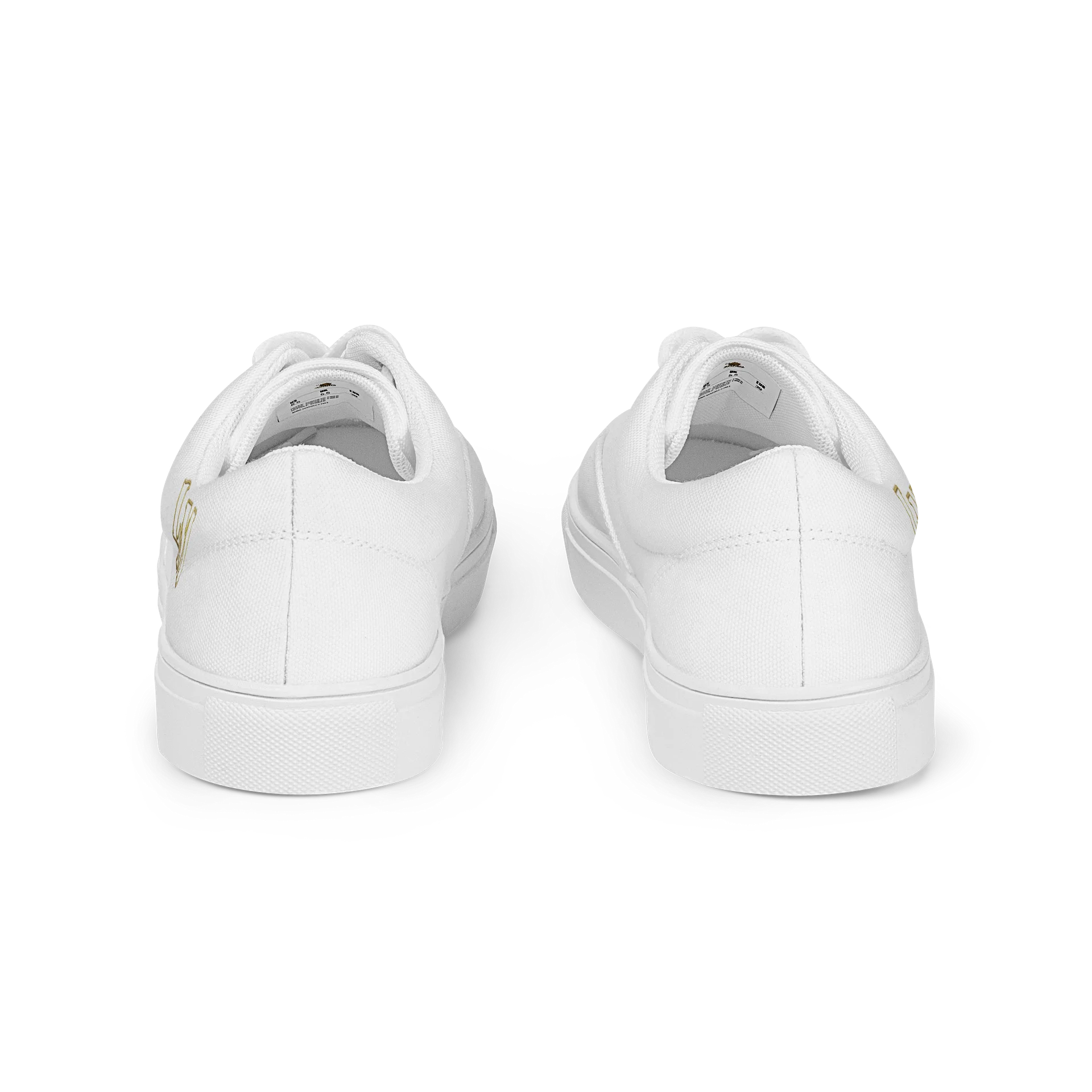 LM Origin™ Bone White Sneakers | Unisex Canvas Shoes product image (9)