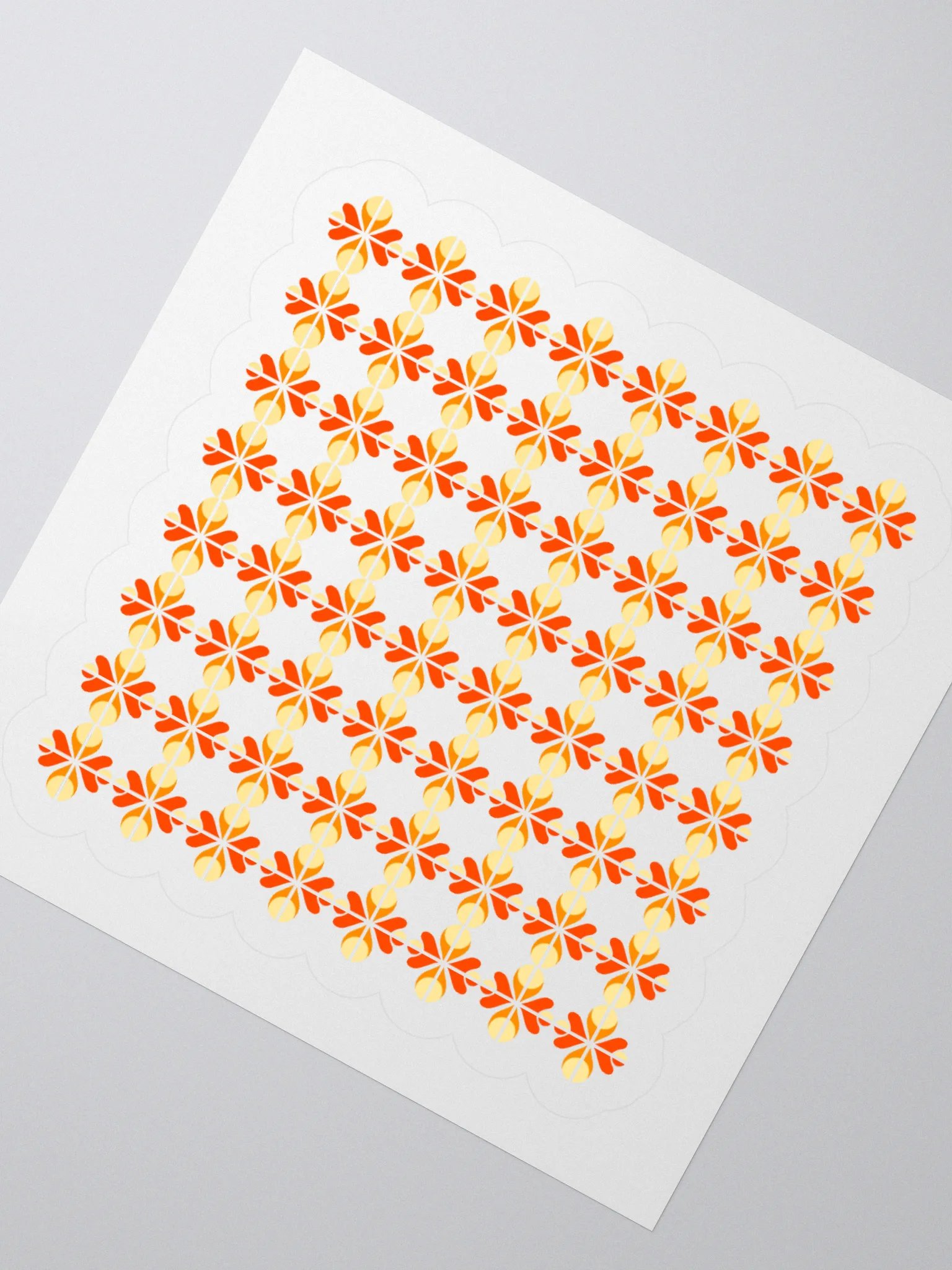 Geometric Floral Pattern Sticker Set product image (4)