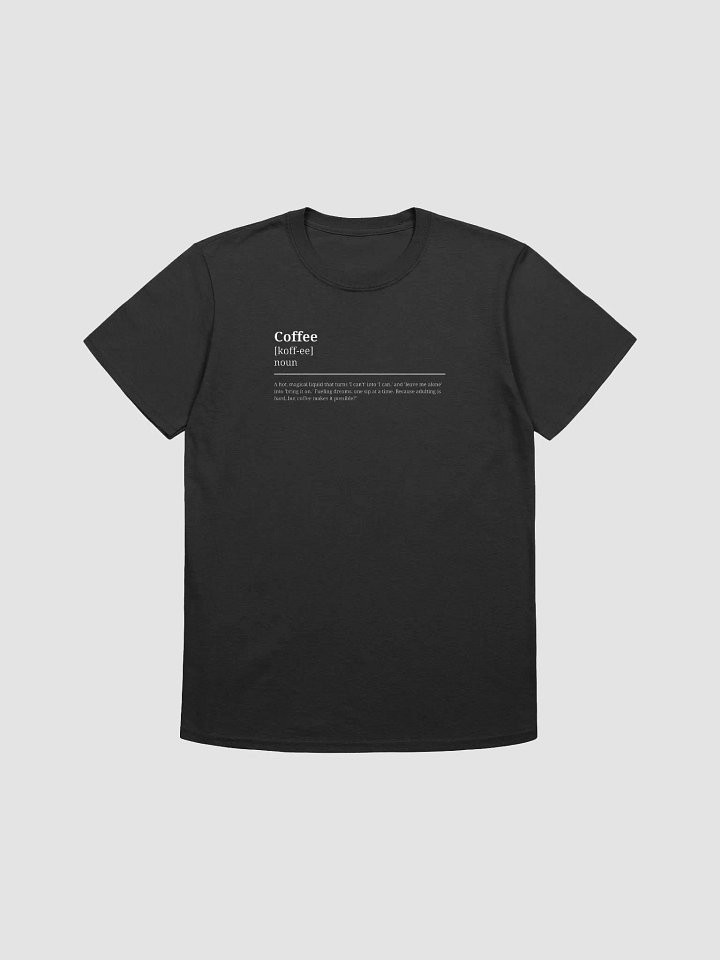 Coffee Definition T-Shirt (100% cotton) product image (1)