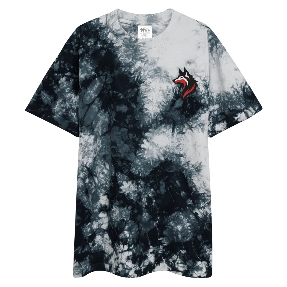 RedWolf Logo Oversized Tie-Dye T-Shirt product image (4)