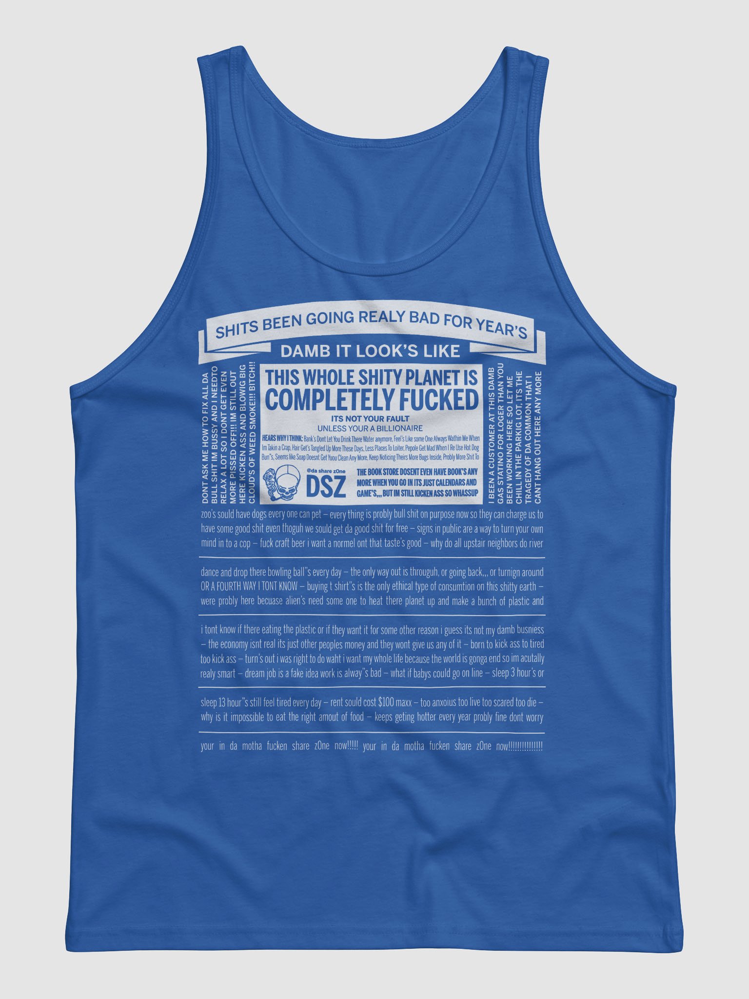 SHITS BEEN GOING BAD 'DA TANK TOP' product image (2)
