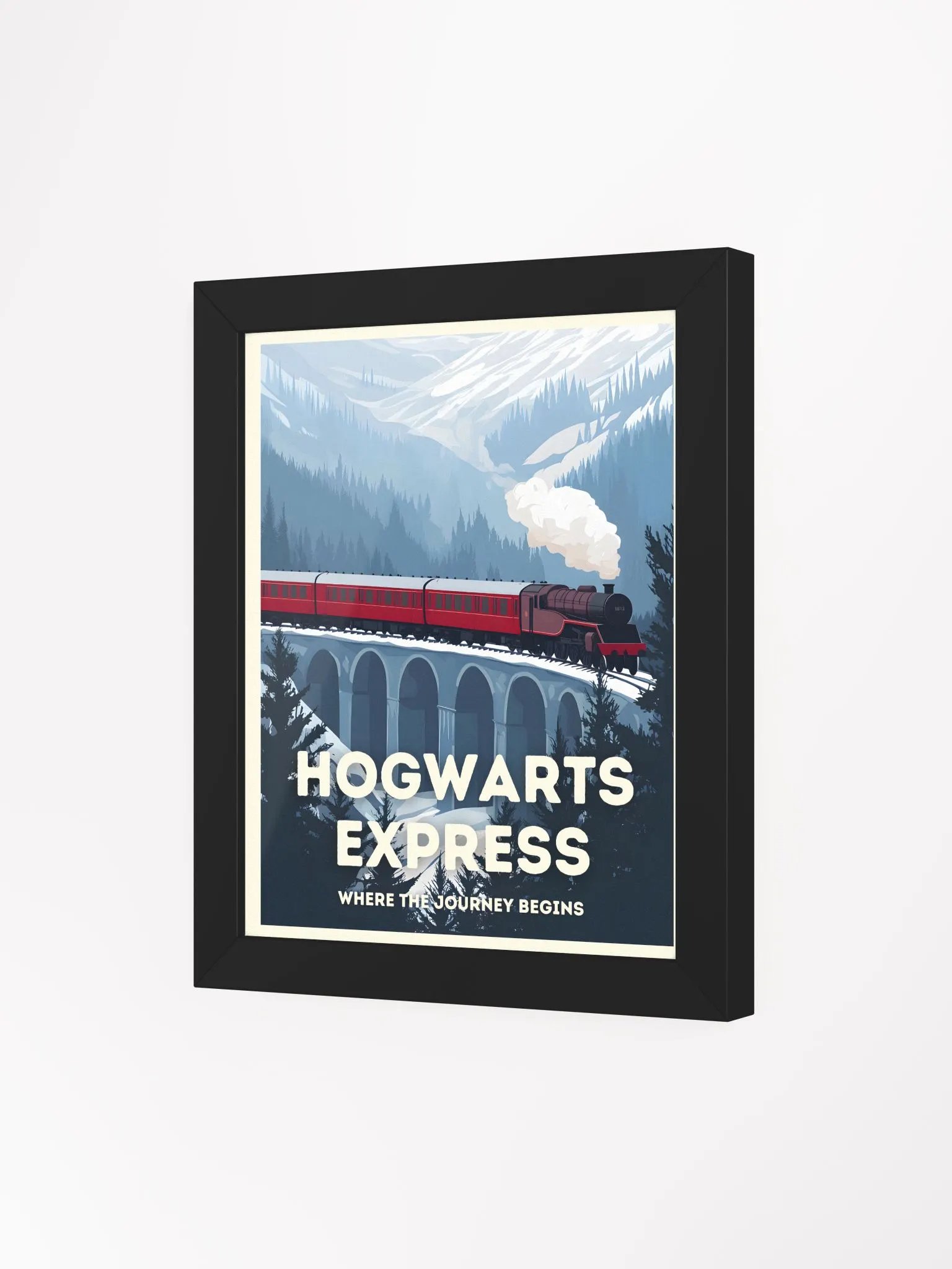 Magical Express Train Vintage Travel Poster product image (3)
