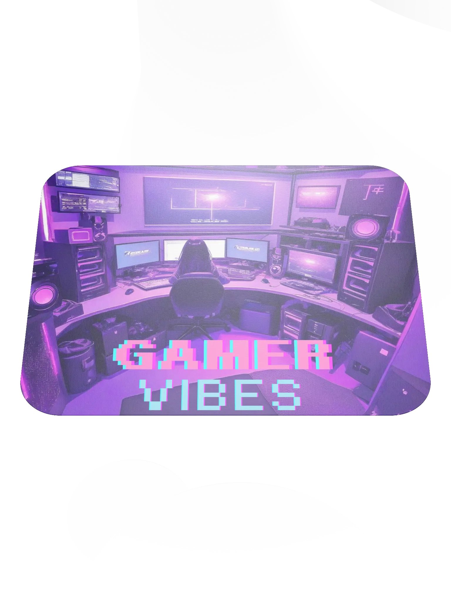 Neon Gamer Vibes Mouse Pad product image (1)