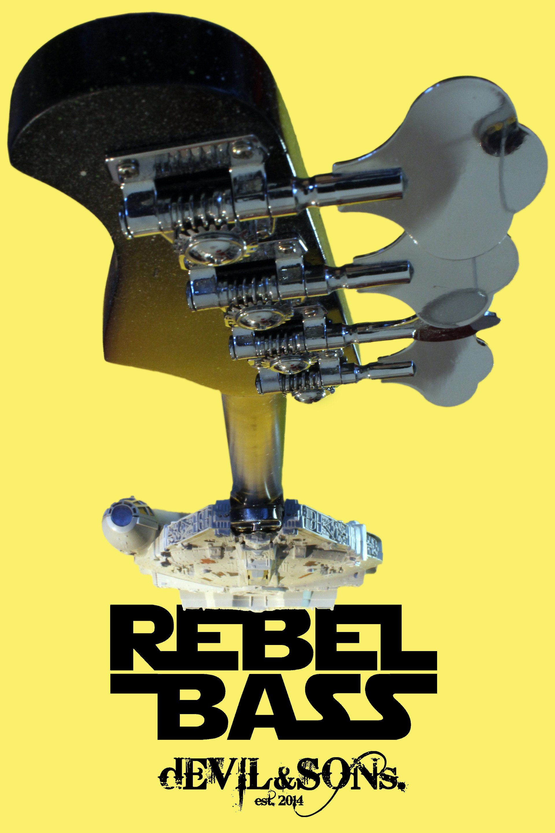 Rebel Bass - The Millennium Falcon Star Wars Bass Guitar (Made to order) product image (3)