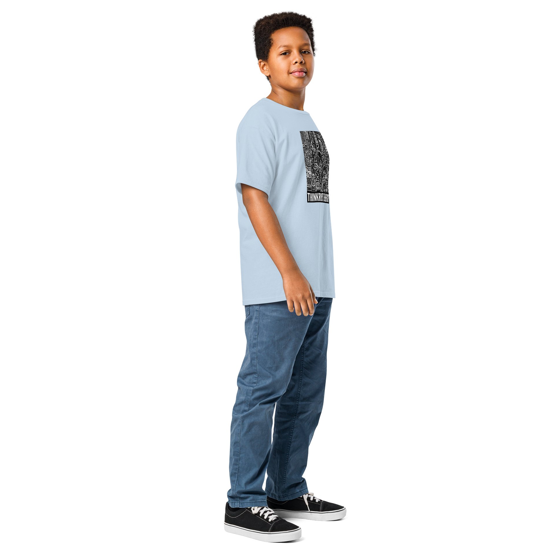 Mandala Square Kids T-Shirt (Gildan Youth) product image (25)