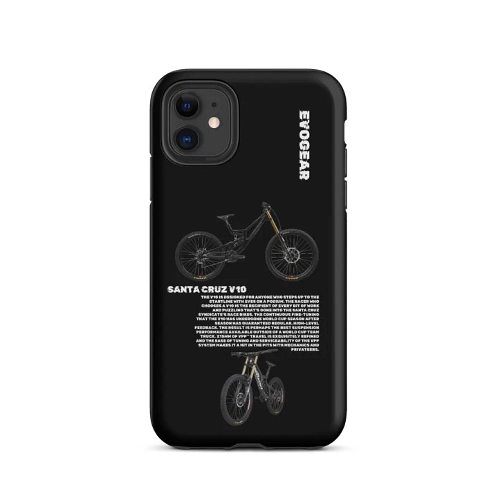 Black V10 Black iPhone Case product image (2)