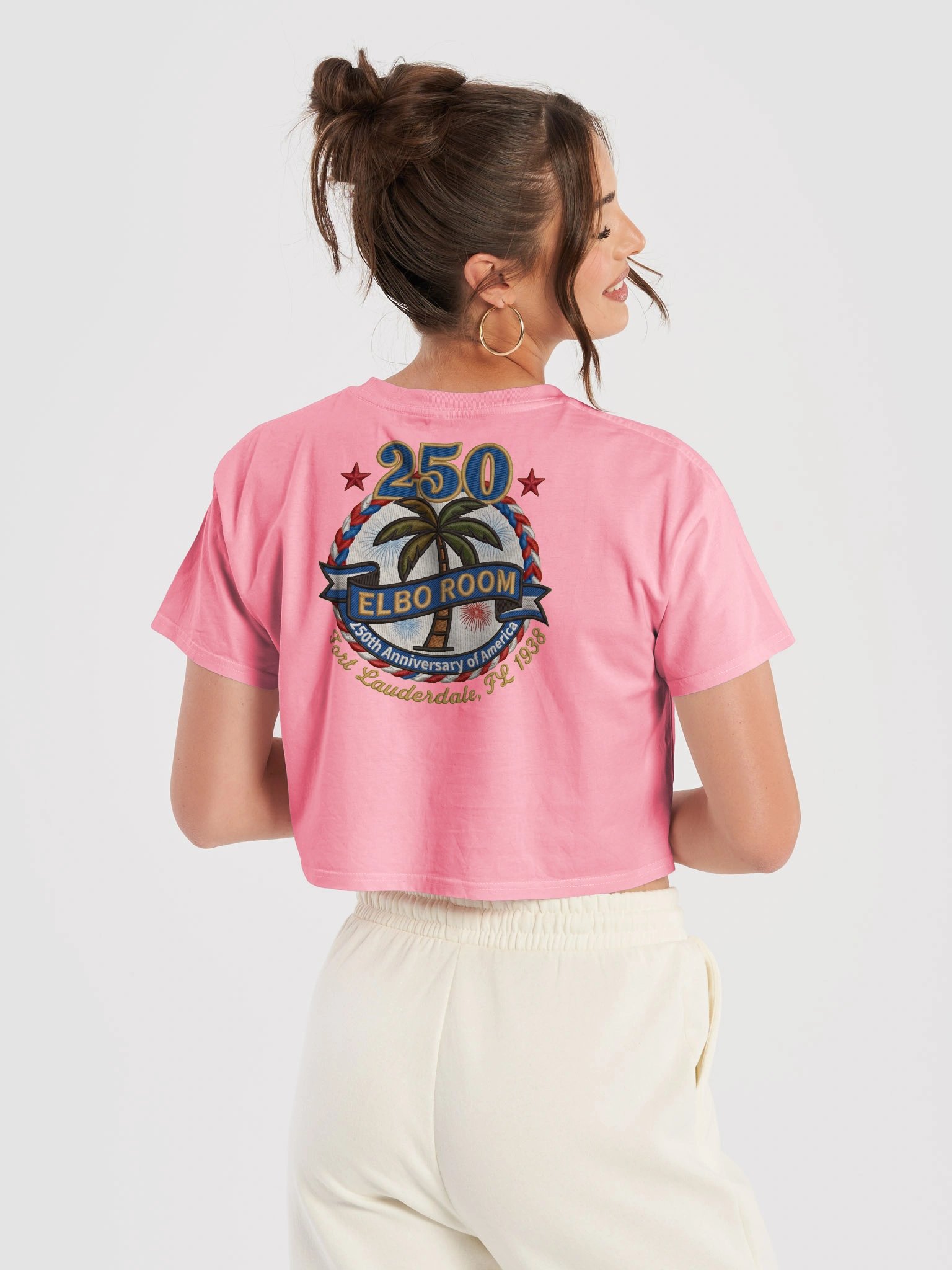 America 250 Women's Cropped Tee | Elbo Room 1776-2026 Edition product image (49)