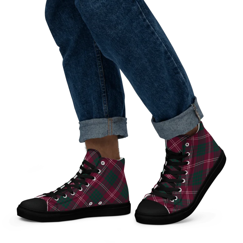 Crawford Tartan Men's High Top Shoes product image (5)