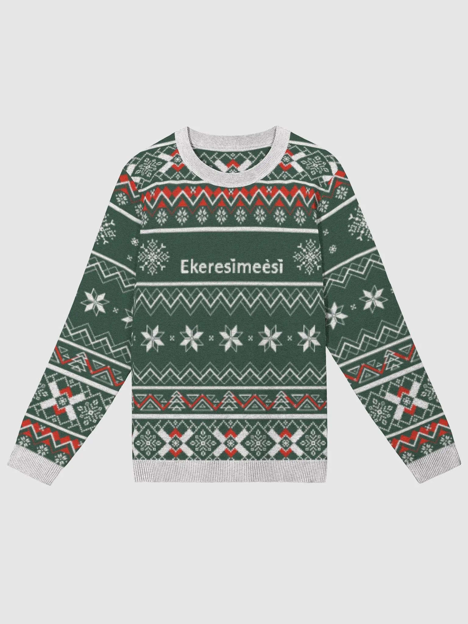 Ekeresìmeèsì Snowflake Knitted Crewneck product image (1)