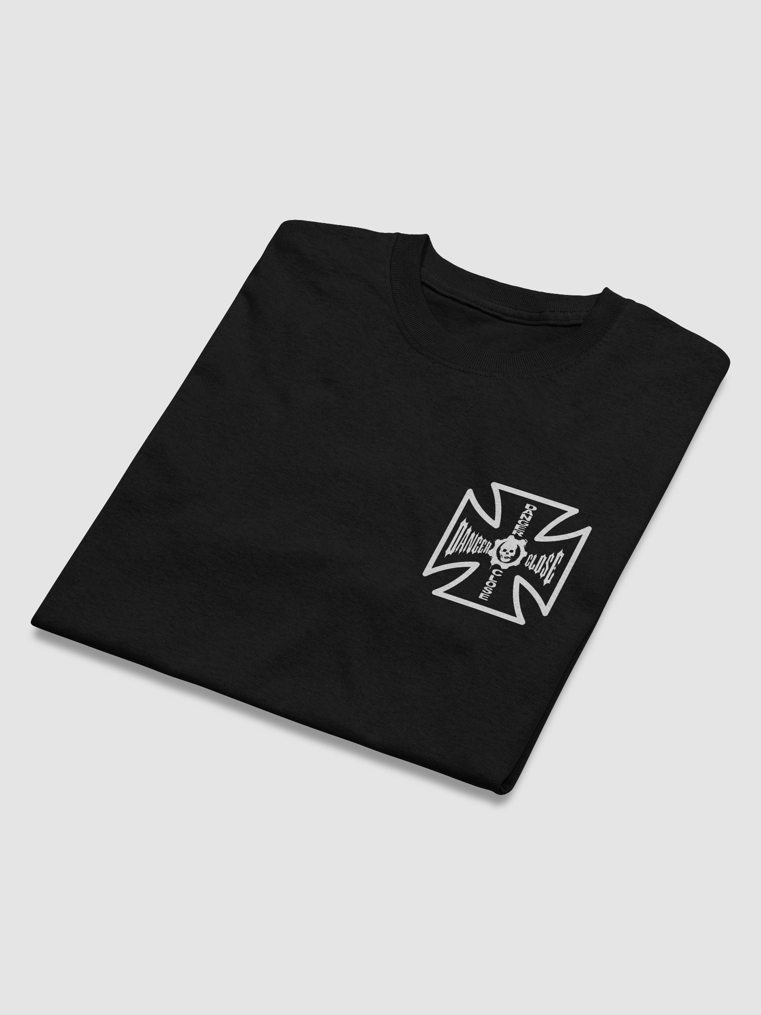 DANGER CLOSE IRON CROSS T-SHIRT (BLACK) product image (3)