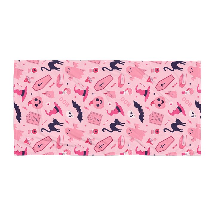 Pink Spooky Beach Towel product image (1)
