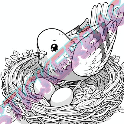 Nest mit Eiern product image (2)