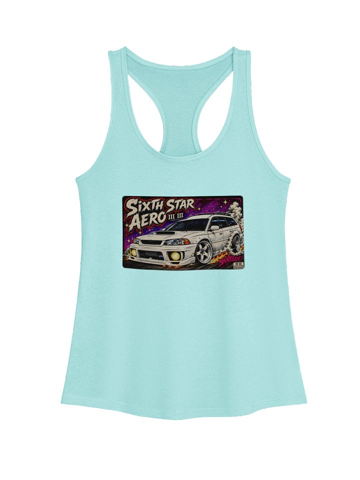 Let Loose (Wagon) Graphic Womens Racerback product image (1)
