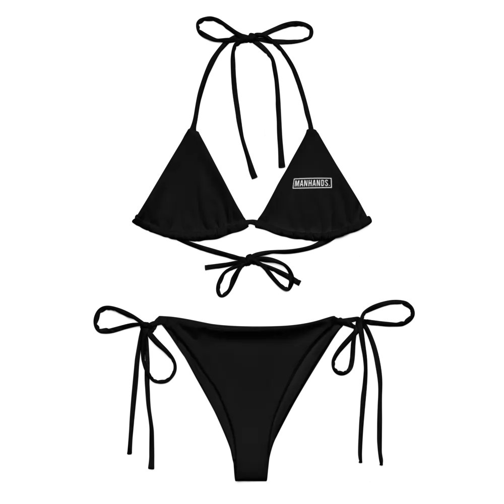 Two-Piece String Bikini by MANHANDS. (Black) product image (5)