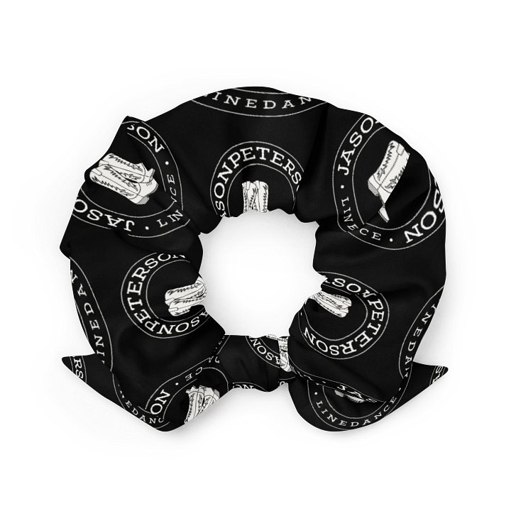 JPLinedance Black All-Over Scrunchie product image (2)