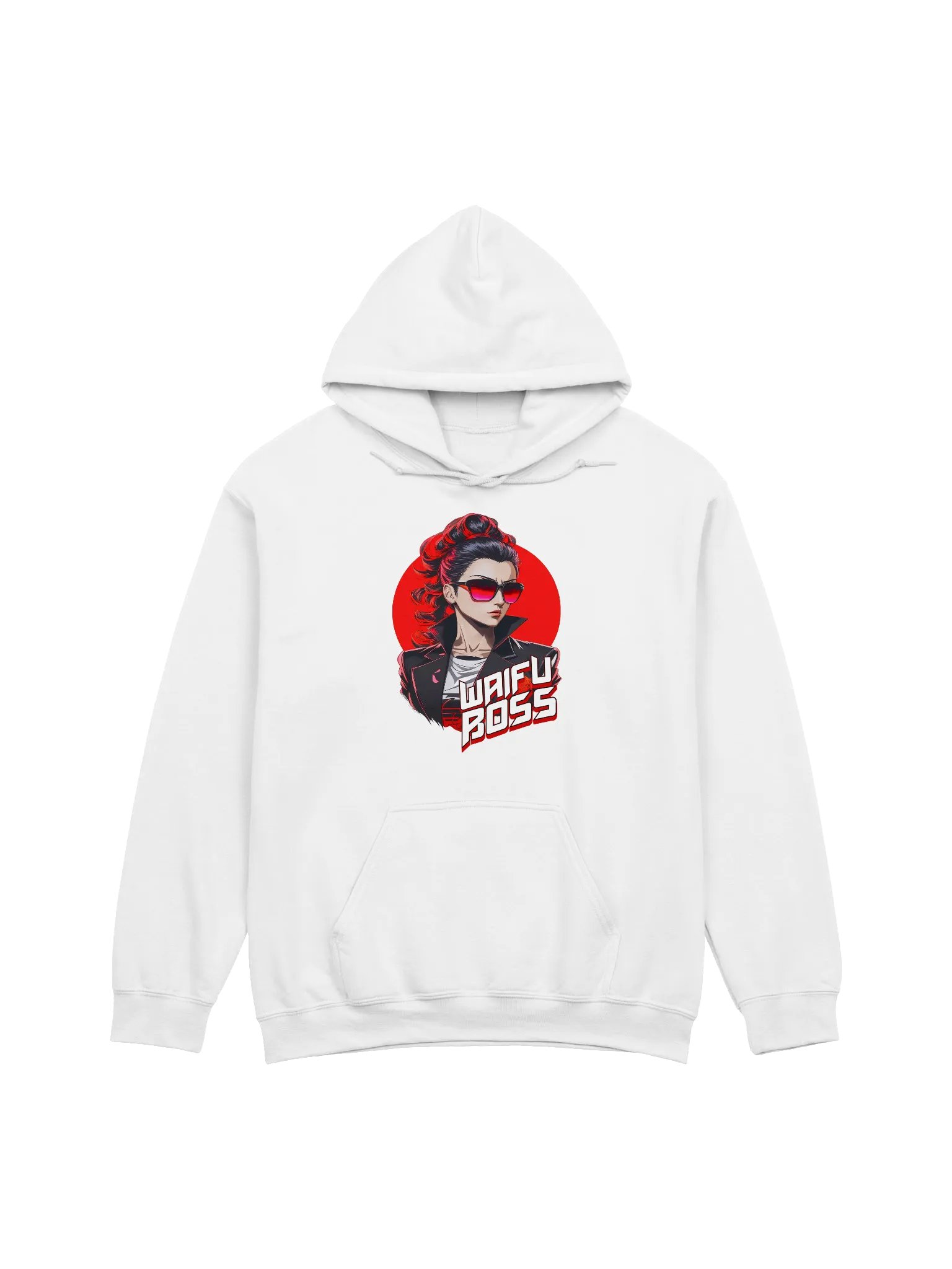 Waifu Boss v2 - Gildan Classic Hoodie - Gildan 18500 product image (11)
