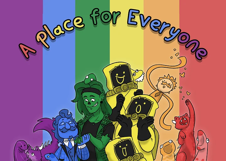 'A Place For Everyone' Pride Poster product image (1)