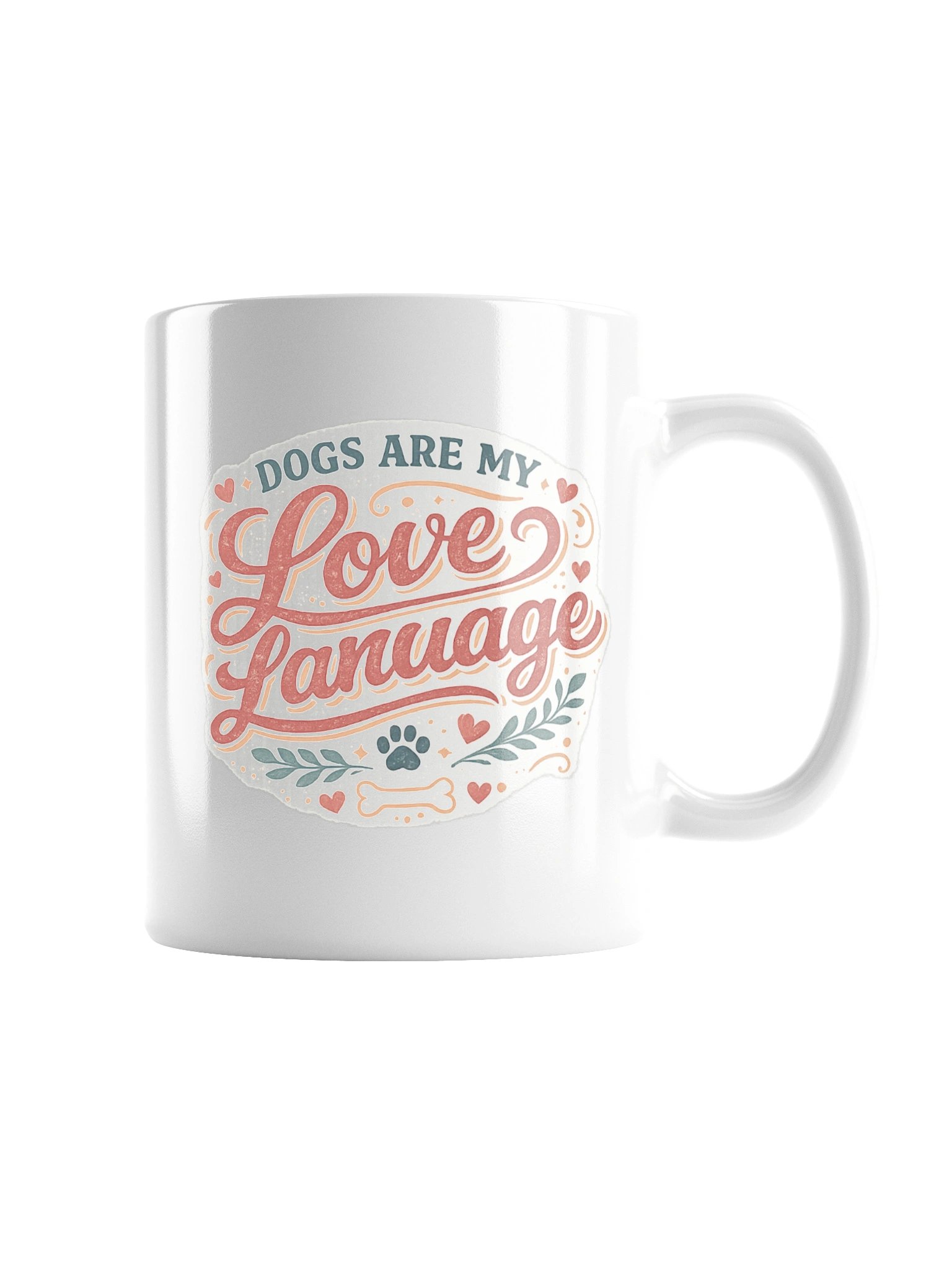 Dogs Are My Love Language Mug – Dog Mom Coffee Mug & Dog Lover Gift product image (5)