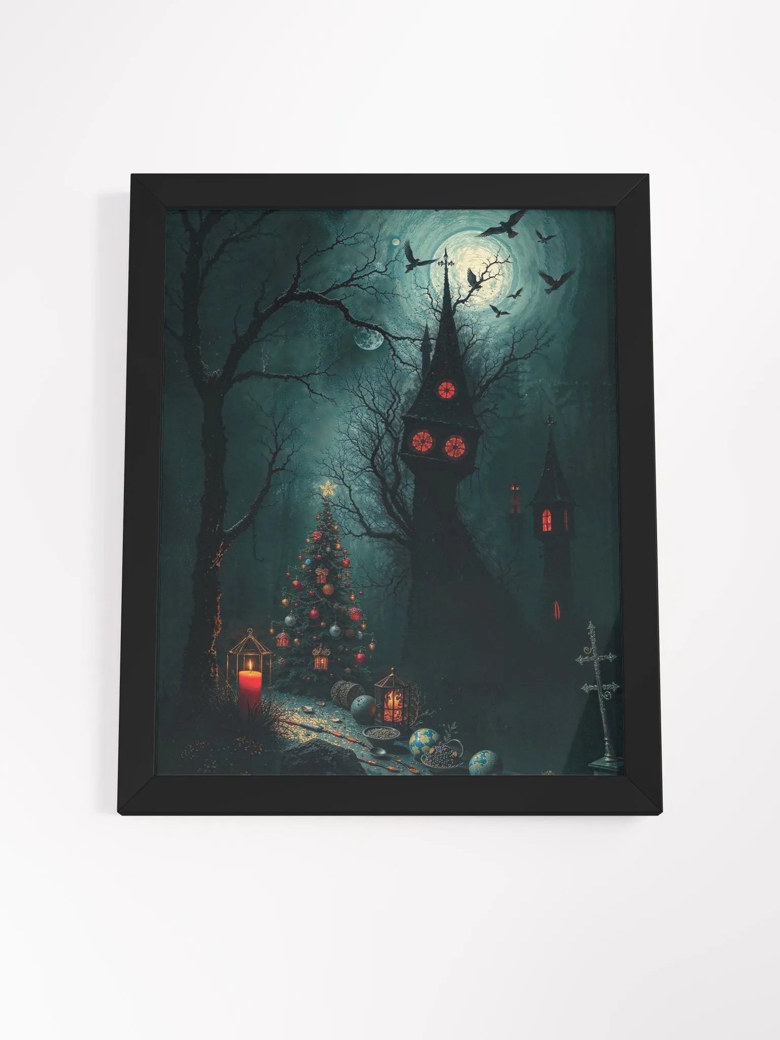 Gothic Christmas Night Framed Print product image (22)