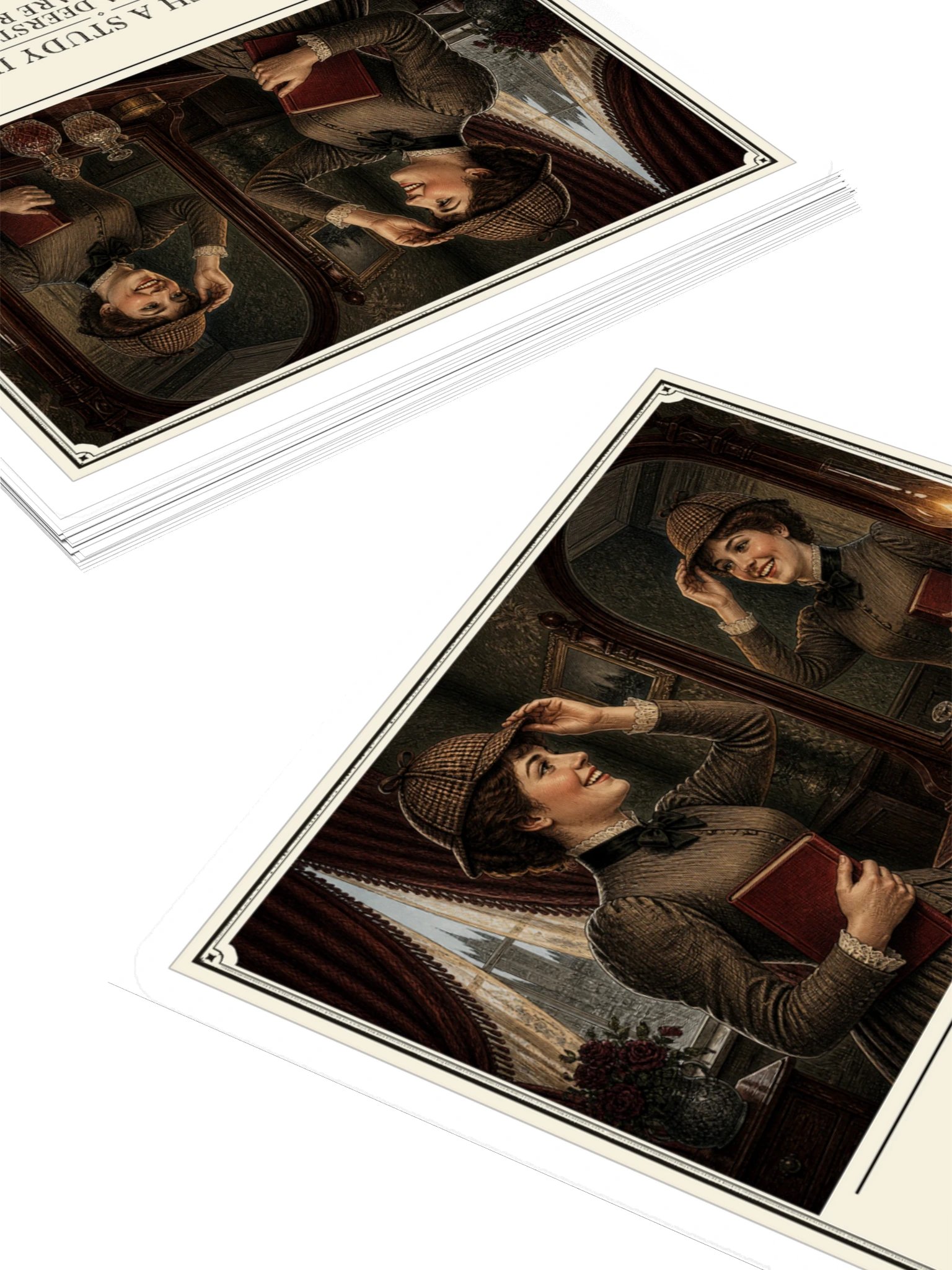 Started With Study Scarlet Now Own Deerstalker -- A Study in Scarlet Sticker product image (4)