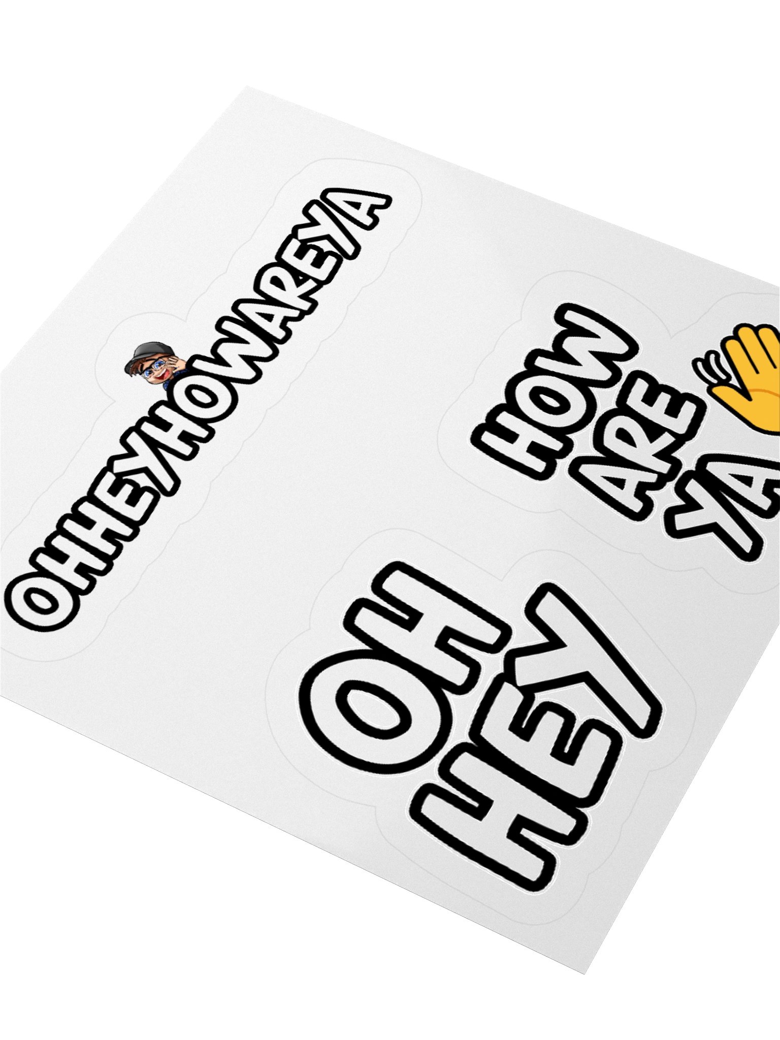 OHHEYHOWAREYA Stickers product image (7)