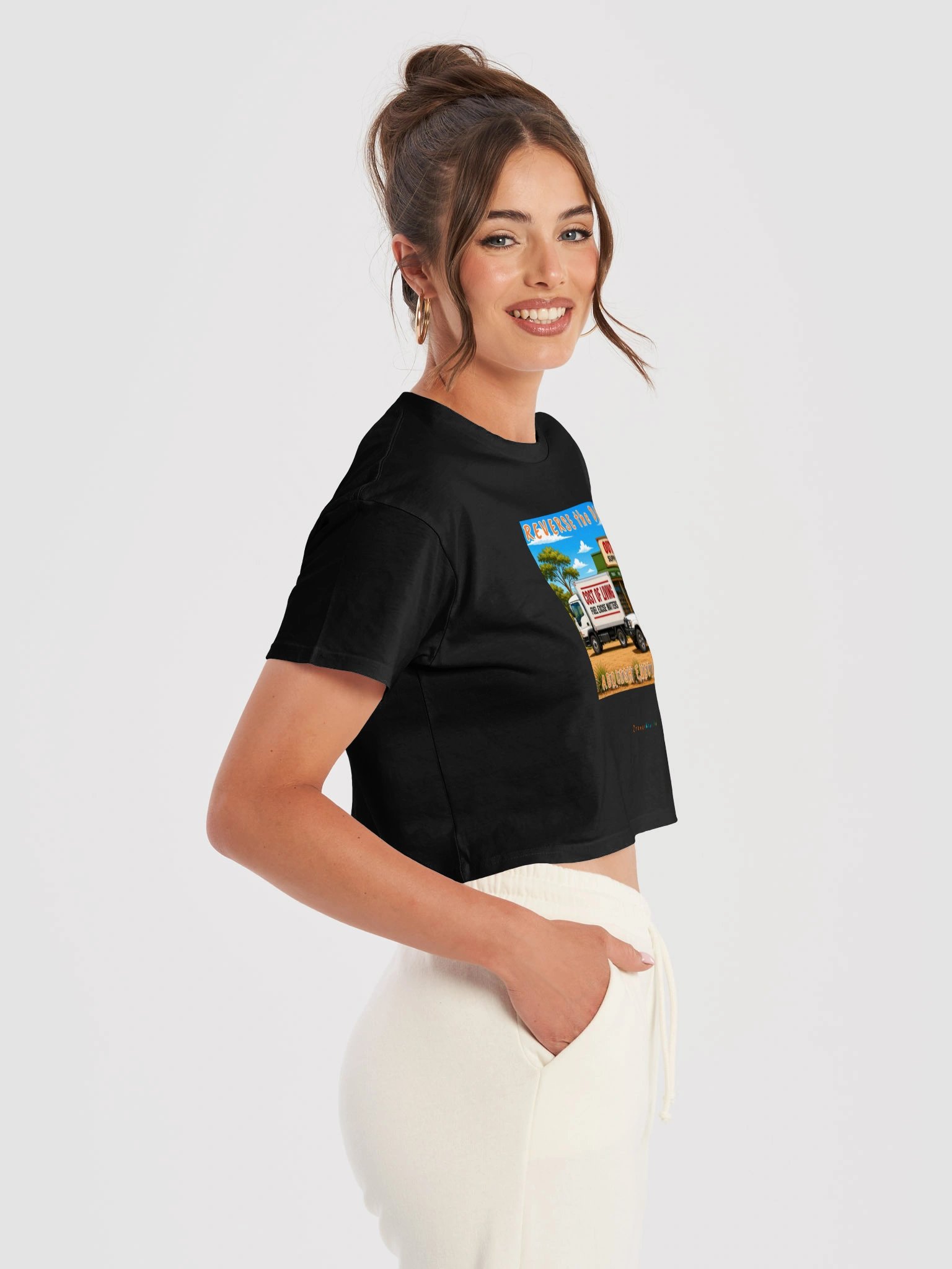 Reverse the Damage Abolish Fuel Excise Crop Top product image (17)