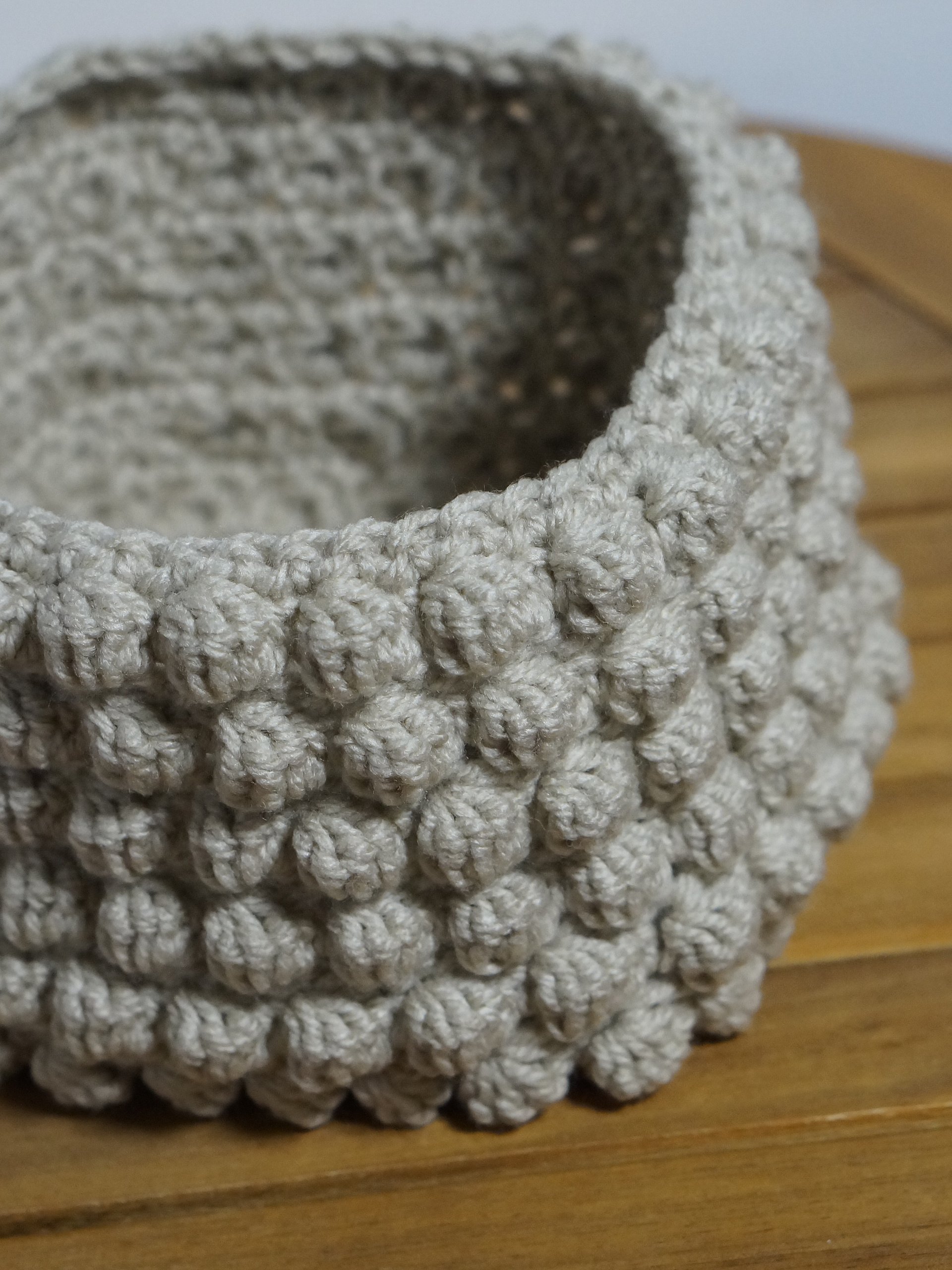 Bobble square basket Crochet pattern product image (7)