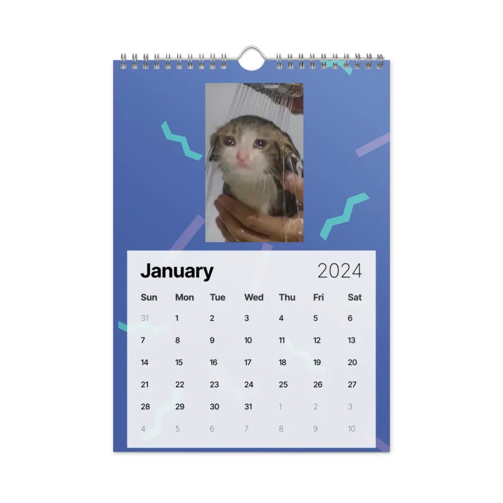 Wall Calendar (2024): Meme Cats product image (8)