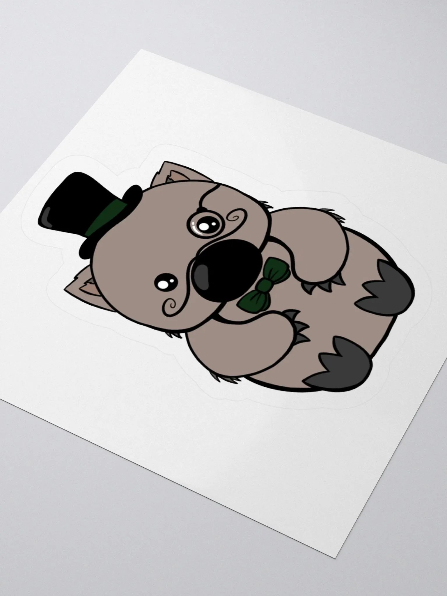 Gentlemanly Wombat Sticker product image (3)
