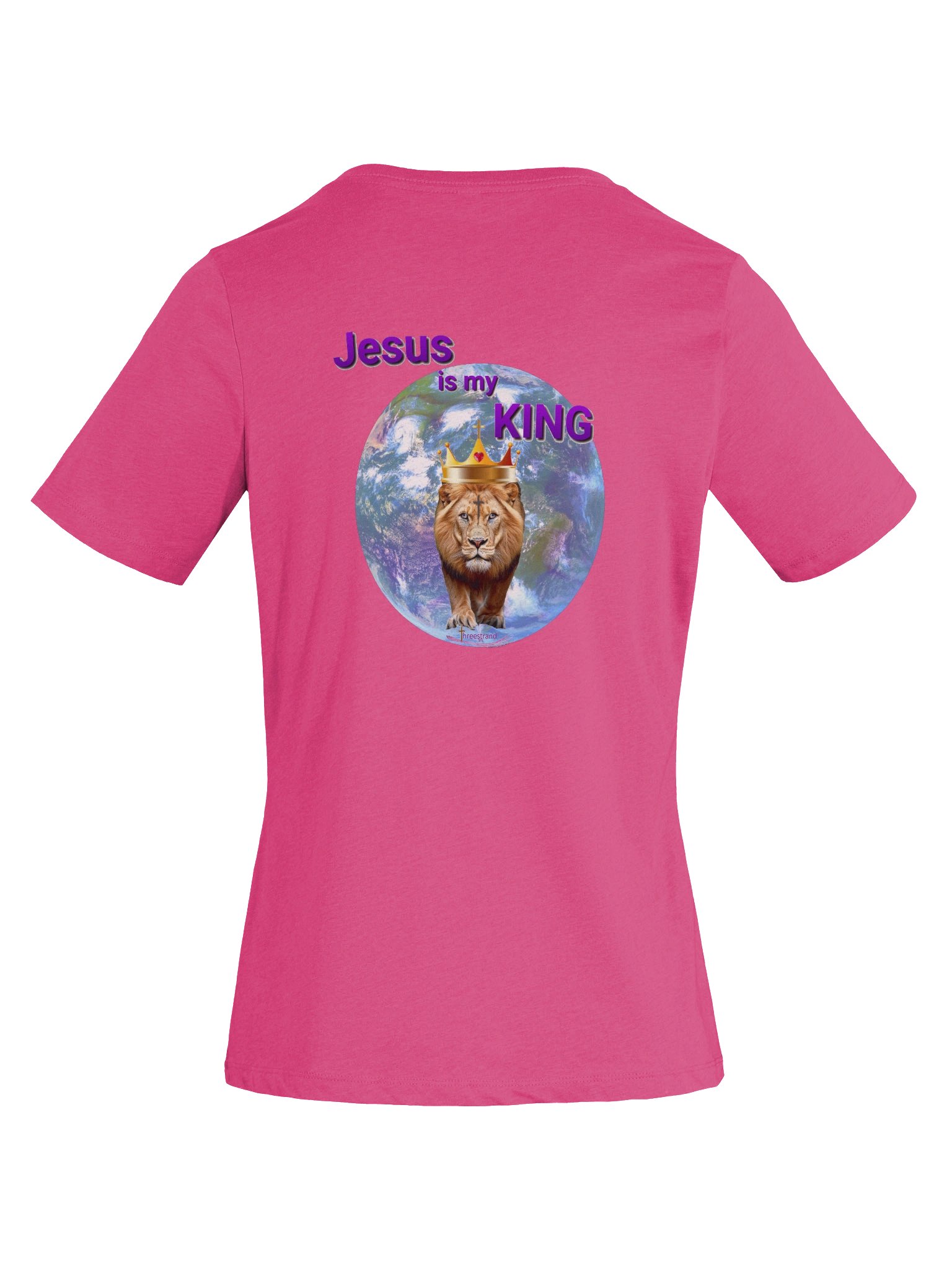 Jesus is my King Ladies V-Neck T-Shirt product image (42)
