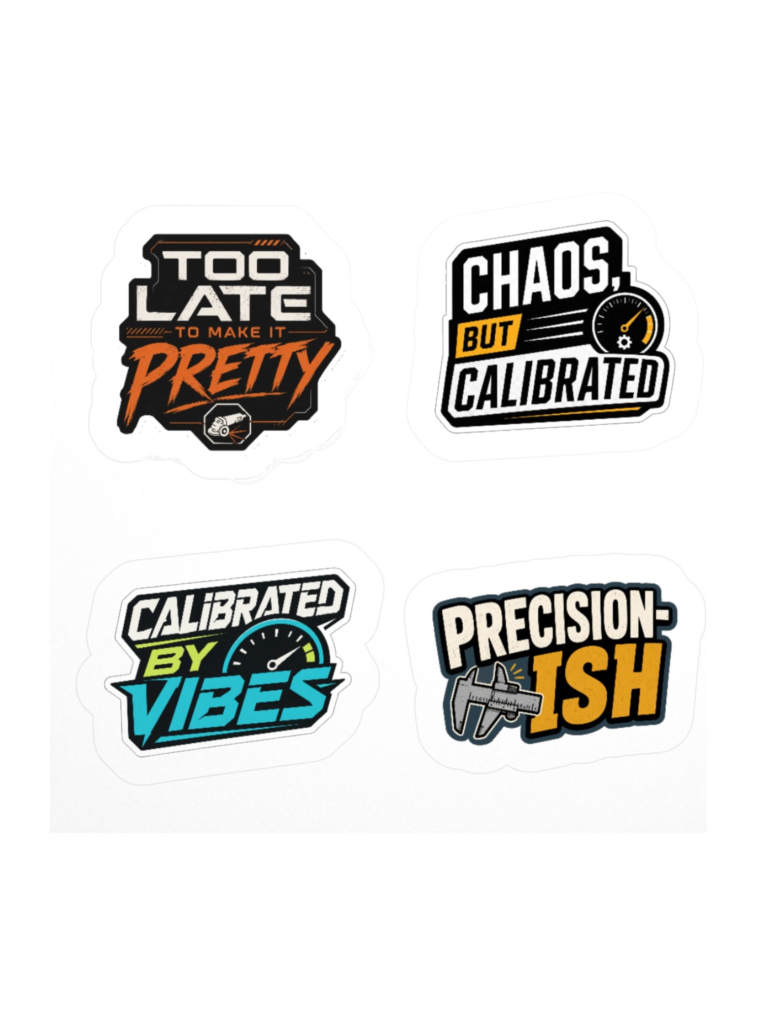 Calibrated Chaos Sticker Pack product image (1)