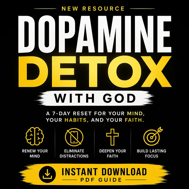 The DOPAMINE DETOX WITH GOD - Digital Resource product image (1)