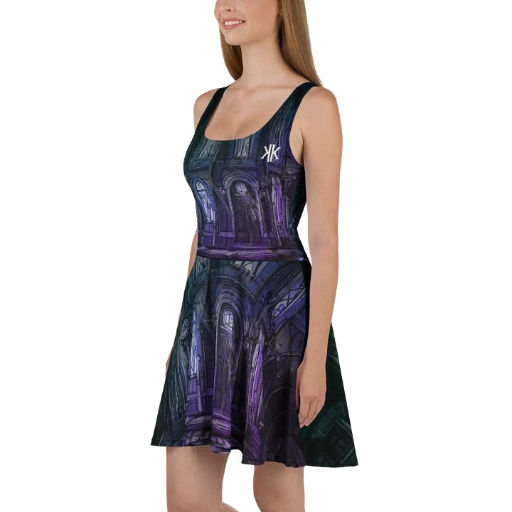 Purple & Teal Branded Dress product image (1)