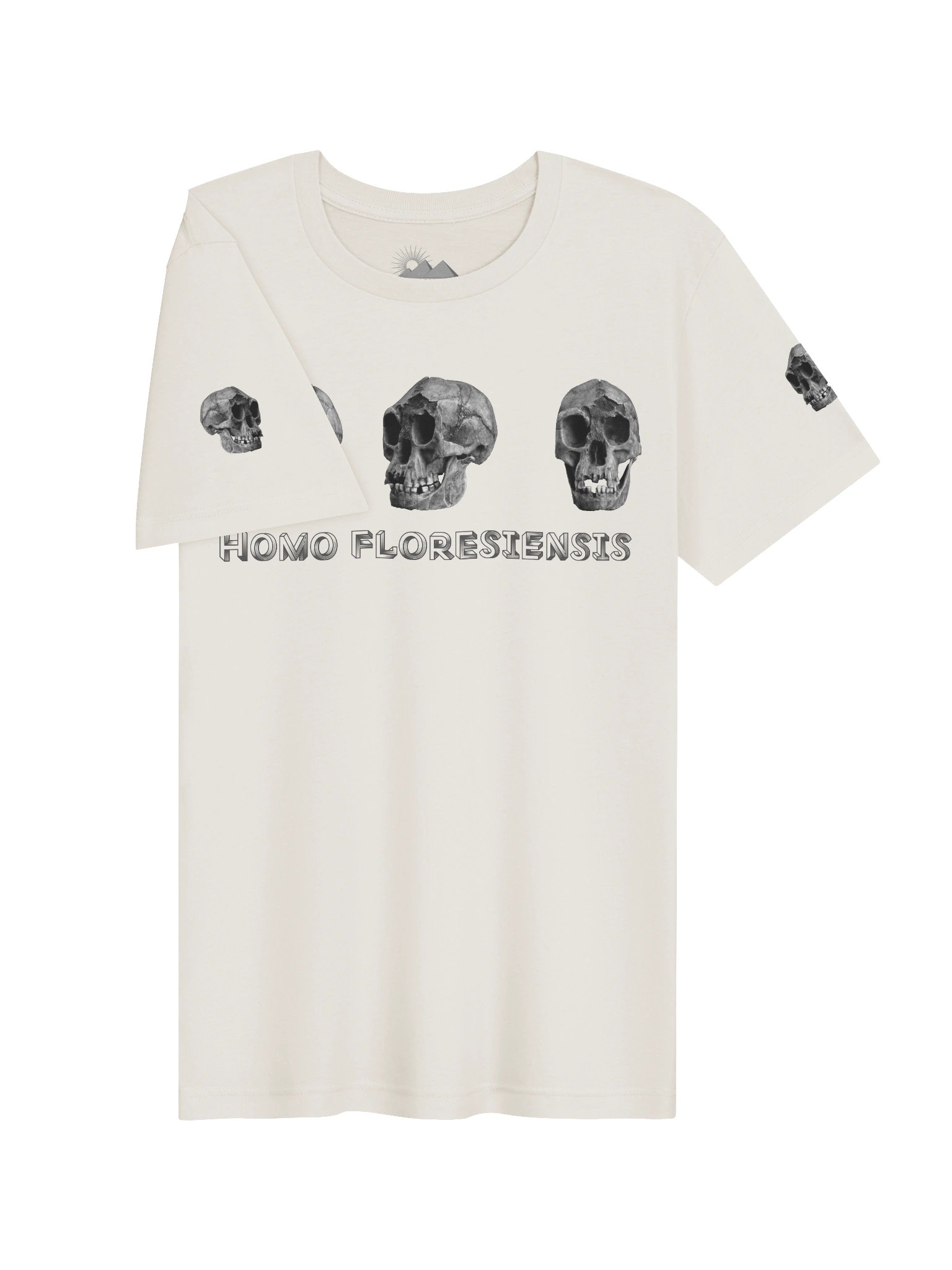 Floresiensis Fossil Skull T-Shirt Light product image (3)