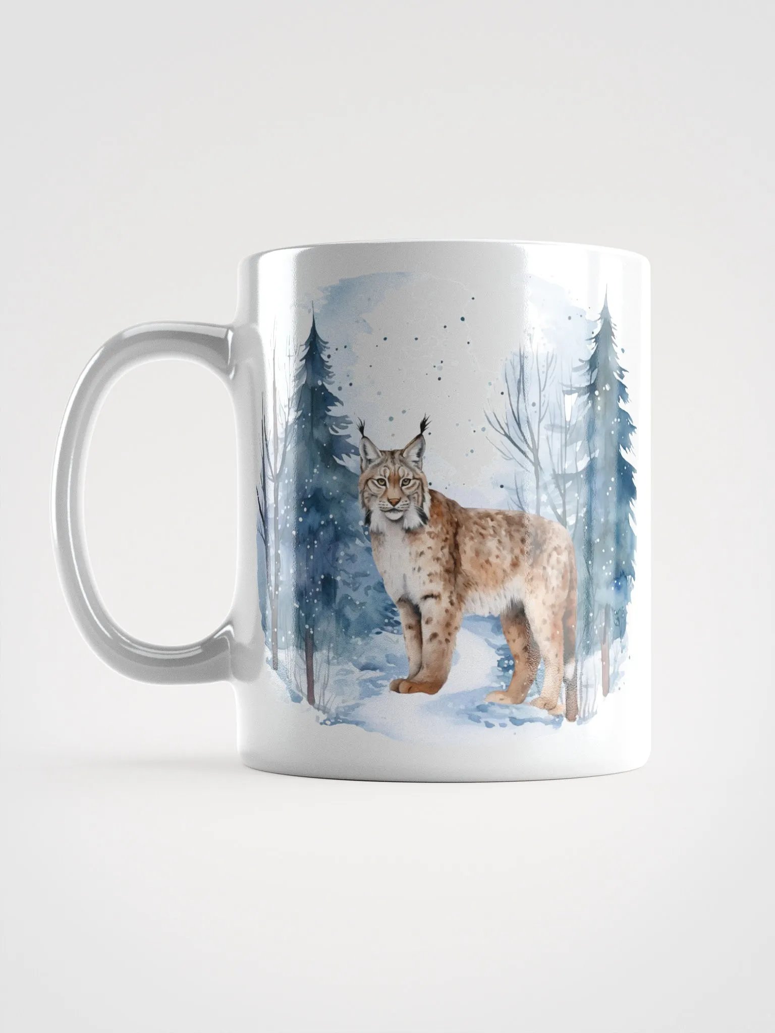 Lynx Snowfall In The Forest Mug product image (6)