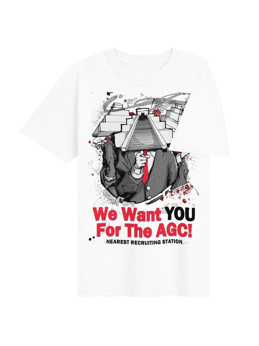AGC RECRUIT TEE WHITE product image (4)