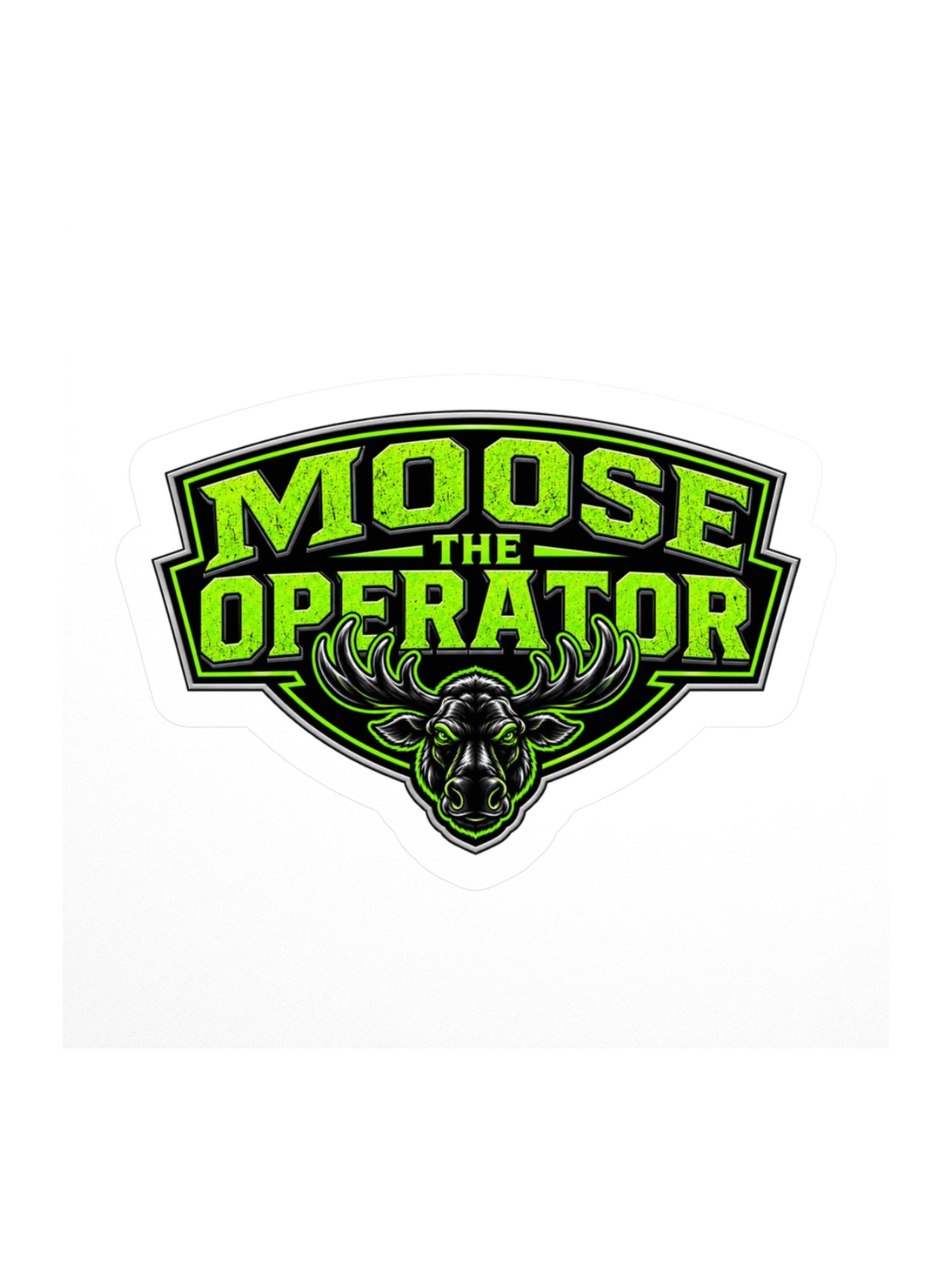 Moose Shield Sticker (Green) product image (1)
