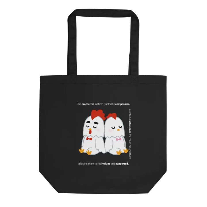 Lovely chicken couple Tote Bag product image (1)