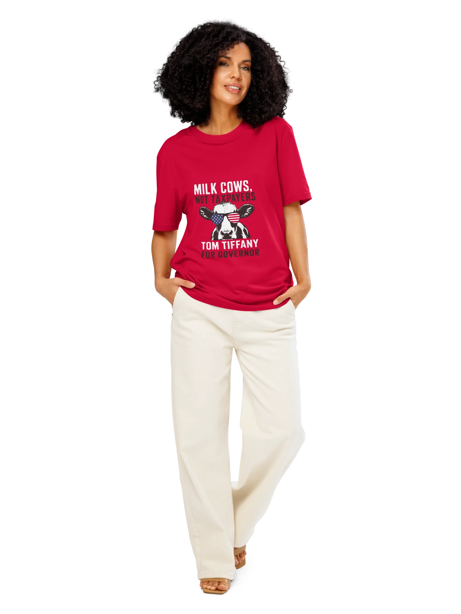 Milk Cows Not Taxpayers Tom Tiffany For Governor Shirt product image (161)