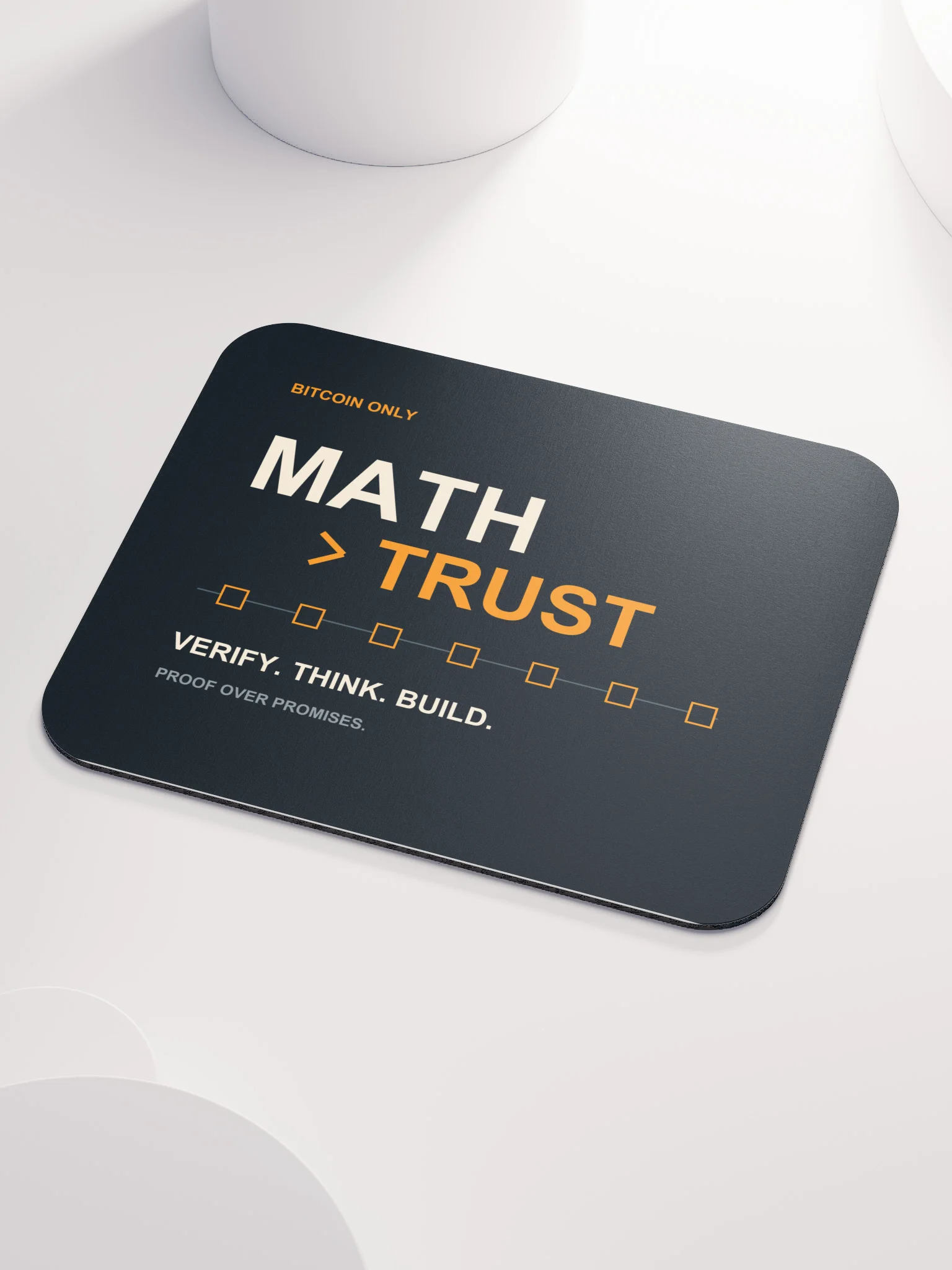 Math > Trust Bitcoin Mouse Pad product image (3)
