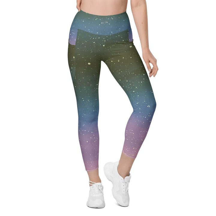 Beyond the Stars All-Over Print Leggings with Pockets product image (1)