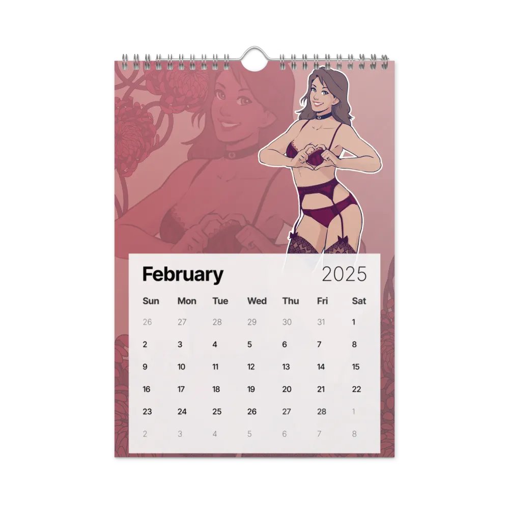 2025 Familiar Pinup Wall Calendar product image (2)