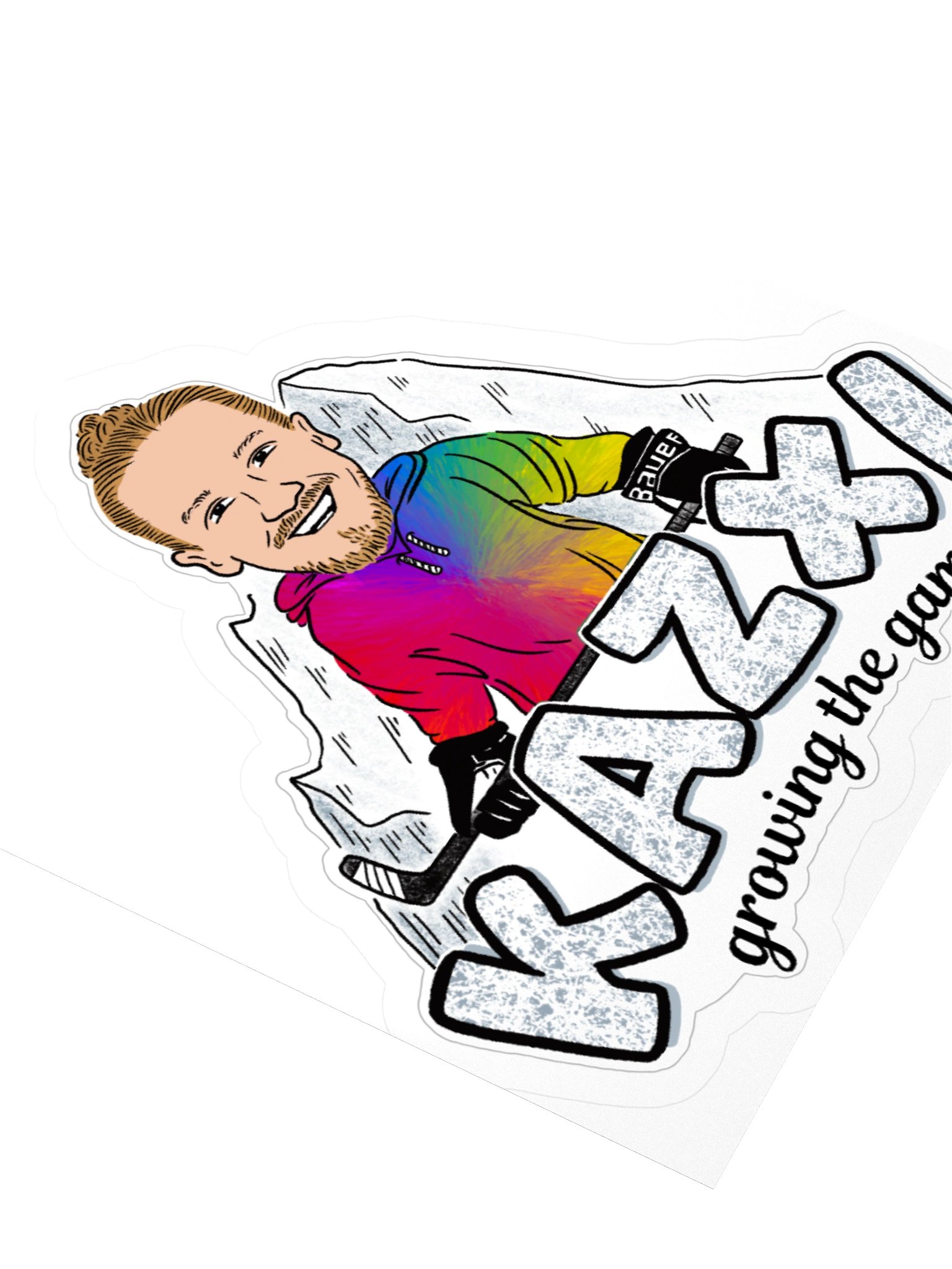 Kazxi "Growing the Game" Sticker Designed by Max Burak product image (7)