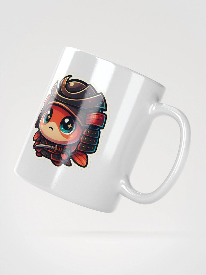 Starry-Eyed Samurai Fishy White Mug product image (4)