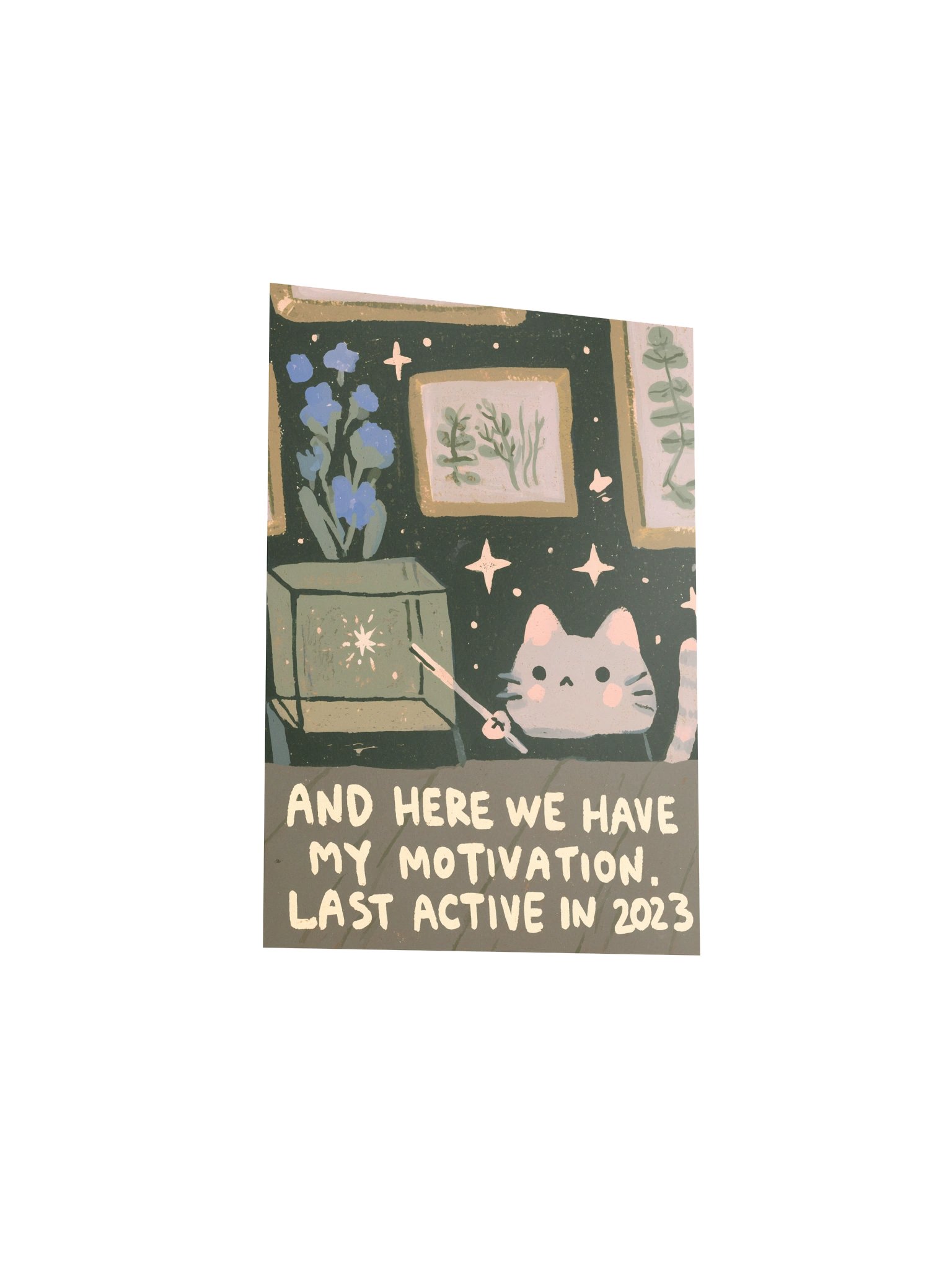 Starry Cat Motivation Poster product image (15)