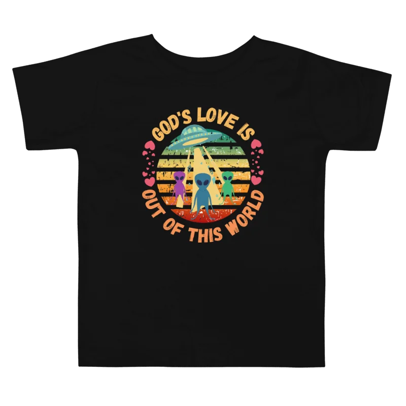 God's Love Is Out Of This World Toddler T-Shirt product image (7)