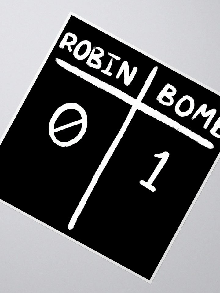 Robin 0 | Bomb 1 Sticker product image (2)