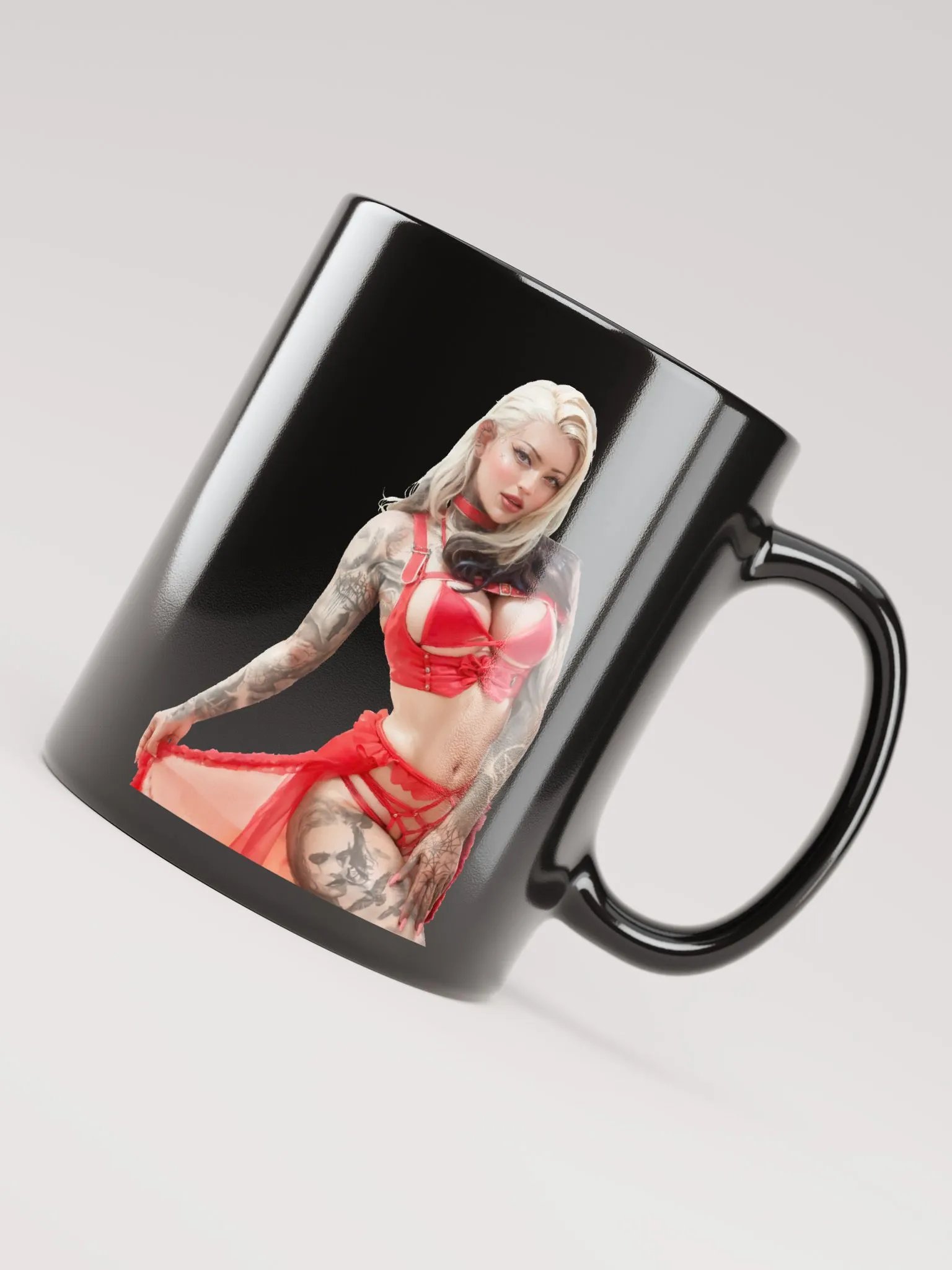 Red Goddes Mug Black product image (4)