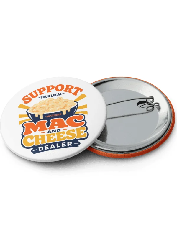 5pc Button Set - Mac and Cheese product image (2)